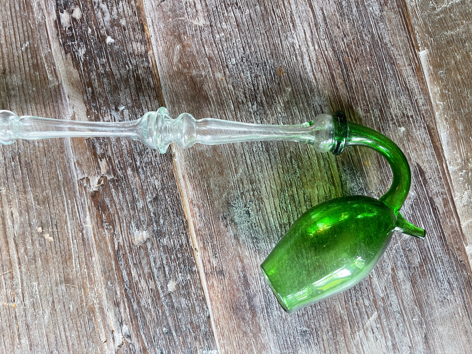 Antique Late Victorian Glass Pipe