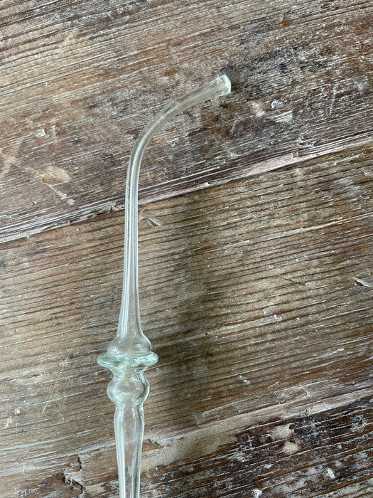Antique Late Victorian Glass Pipe