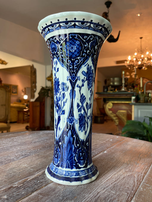 Antique Delft Porcelain Vases