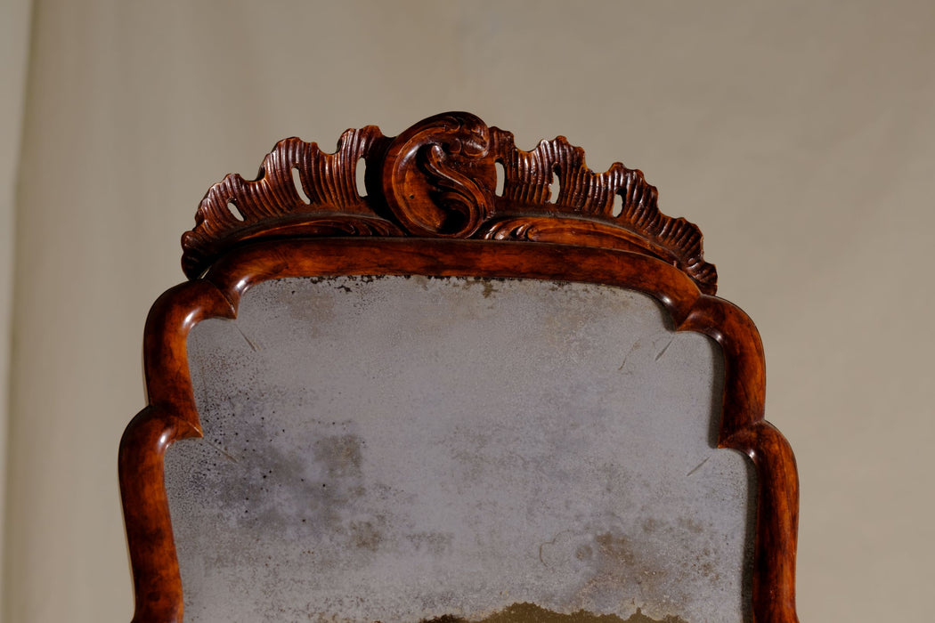 Antique Queen Anne Period Mirror