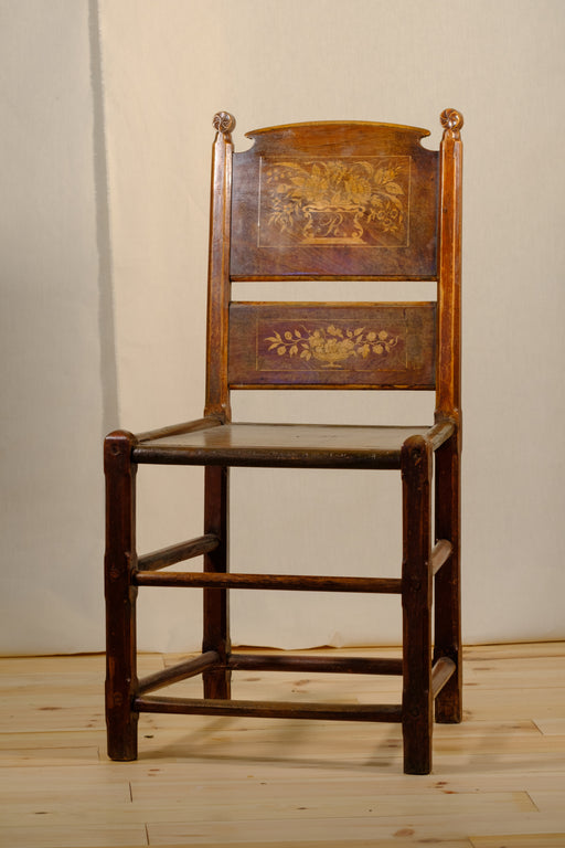 Antique Country Chair with Marquetry III