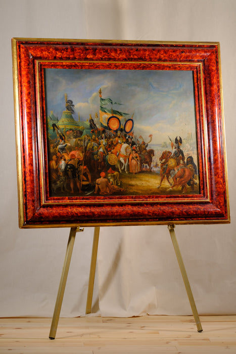 Battle of Arsuf in Faux Tortoise Frame