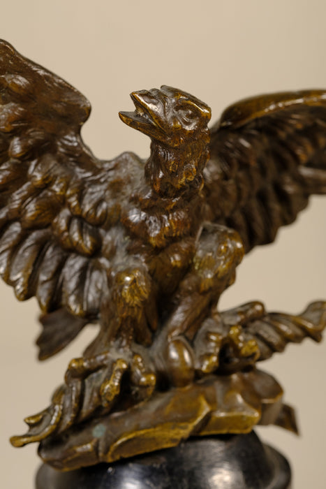 Triumphant Eagle Sculpture