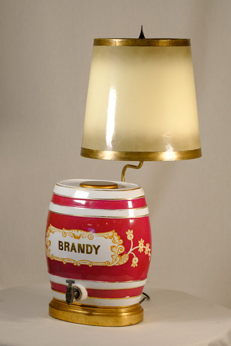 Brandy Keg Lamp