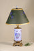 Bronze Footed Porcelain Lamp